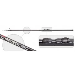 Удочка с кольцами Surf Master Carbolino 1560. 5 м. углеволокно. тест: 10-35 г. 270 г
