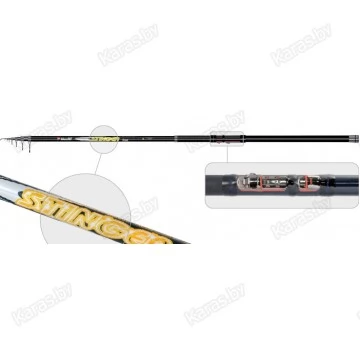 Удочка с кольцами Surf Master 1536 Stinger Float. 5 м. углеволокно. тест: 20-45 г. 370 г