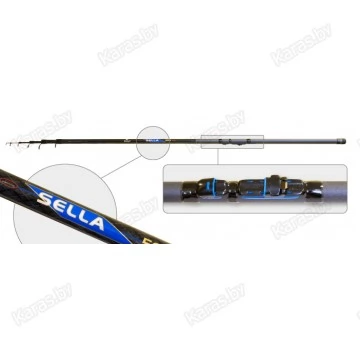 Удочка с кольцами Surf Master Sella 1543. 4 м. углеволокно. тест: 5-25 г. 150 г