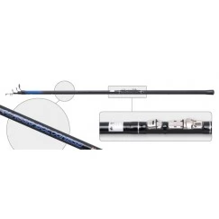 Удочка с кольцами Surf Master Classic Bolognese 1551. 4 м. углеволокно. тест: 5-35 г. 280 г