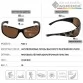 Очки поляризационные Tagrider N01-1 Brown в чехле
