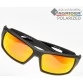 Очки поляризационные Tagrider IMN-001-45 Gold Red Mirror в чехле
