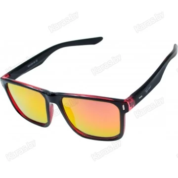 Очки поляризационные Tagrider IMN-020-45 Gold Red Mirror в чехле