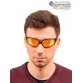 Очки поляризационные Tagrider N25-45 Gold Red Mirror в чехле
