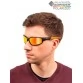 Очки поляризационные Tagrider N25-45 Gold Red Mirror в чехле