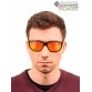 Очки поляризационные Tagrider N29-45 Gold Red Mirror в чехле