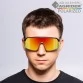 Очки поляризационные Tagrider N34-45 Gold Red Mirror в чехле
