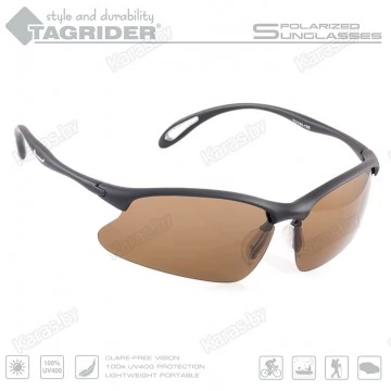 Очки поляризационные Tagrider N03-1 Brown в чехле