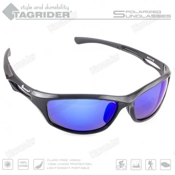 Очки поляризационные Tagrider N19-16 Blue Mirror в чехле