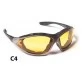 Очки поляризационные Tagrider в чехле GLTR 013 C4 YL уплотнитель EVA