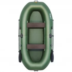 Надувная 2-местная ПВХ лодка Таймень LX 290 (зеленый)