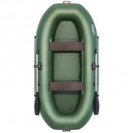 Надувная 2-местная ПВХ лодка Таймень LX 290 (зеленый)