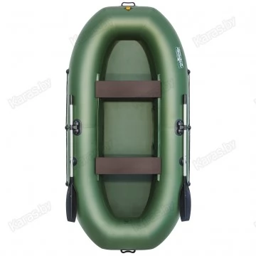 Надувная 2-местная ПВХ лодка Таймень LX 290 (зеленый)