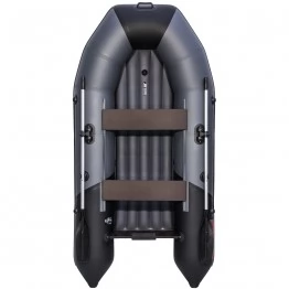 Надувная 2-местная ПВХ лодка Таймень NX 2800 НДНД Комби (графит, черный)