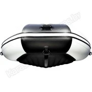 Надувная 5-местная ПВХ лодка Таймень NX 3800 НДНД Pro Комби (серый, графит)