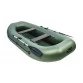Надувная 2-местная ПВХ лодка Таймень LX 290 НД (зеленая)