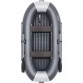 Надувная 2-местная ПВХ лодка Таймень LX 290 НД (графит, светло-серый)