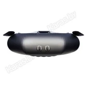 Надувная 2-местная ПВХ лодка Таймень NX 270 НД Комби (серо-черная)