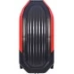 Надувная 2-местная ПВХ лодка Таймень NX 270 НД Комби (красно-черная)