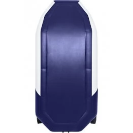 Надувная 2-местная ПВХ лодка Таймень NX 270 Комби (серо-синяя)