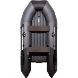Надувная 2-местная ПВХ лодка Таймень NX 2900 НДНД Комби (графит, черный)