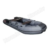 Надувная 4-местная ПВХ лодка Таймень NX 3400 НДНД Pro Комби (графит, черный)
