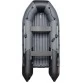 Надувная 5-местная ПВХ лодка Таймень NX 3600 НДНД Pro Комби (графит, черный)