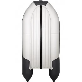 Надувная 4-местная ПВХ лодка Таймень NX 3400 НДНД Pro Комби (серый, графит)