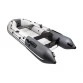 Надувная 5-местная ПВХ лодка Таймень NX 3600 НДНД Pro Комби (серый, графит)