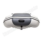 Надувная 5-местная ПВХ лодка Таймень NX 3600 НДНД Pro Комби (серый, графит)
