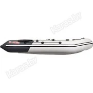 Надувная 5-местная ПВХ лодка Таймень NX 3600 НДНД Pro Комби (серый, графит)