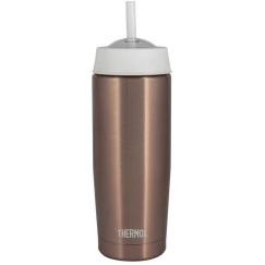 Термостакан c трубочкой THERMOS TS-4030 P 0,47 л (бронзовый)