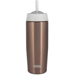 Термостакан c трубочкой THERMOS TS-4030 P 0,47 л (бронзовый)
