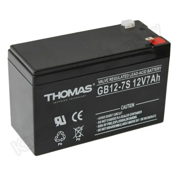 Аккумулятор для эхолота Thomas GB12-7S 12V, 7Ah