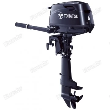 Лодочный мотор 4-тактный бензиновый Tohatsu MFS6C SS (выносной бак на 12 литров)