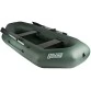 Надувная 2-местная ПВХ лодка Тонар Бриз 260 (без настила, зеленая)