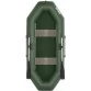 Надувная 2-местная ПВХ лодка Тонар Бриз 280 (без настила, зеленая)