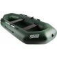 Надувная 2-местная ПВХ лодка Тонар Бриз 280 (без настила, зеленая)