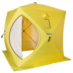 Палатка зимняя Helios Куб утепленная трехслойная (1.8х1.8х2.0м) + 8 ввертышей