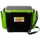 Ящик рыболовный зимний Helios 19 л с карманами односекционный (салатовый)