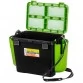 Ящик рыболовный зимний Helios 19 л с карманами односекционный (салатовый)