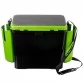 Ящик рыболовный зимний Helios 19 л с карманами односекционный (салатовый)