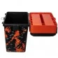 Ящик рыболовный зимний Helios Shark 19 л (оранжевый)