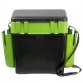 Ящик рыболовный зимний Helios c карманами 19л (салатовый)