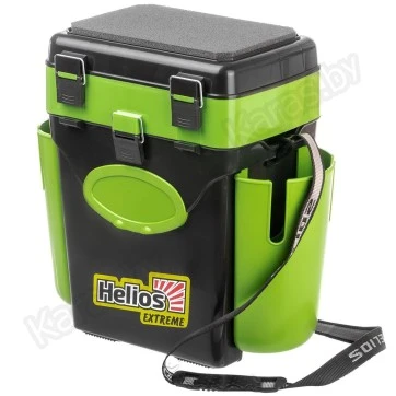 Ящик рыболовный зимний Helios Fishbox 10л (салатовый)