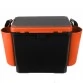 Ящик рыболовный зимний Helios 19 л с карманами односекционный (оранжевый)
