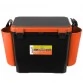 Ящик рыболовный зимний Helios 19 л с карманами односекционный (оранжевый)