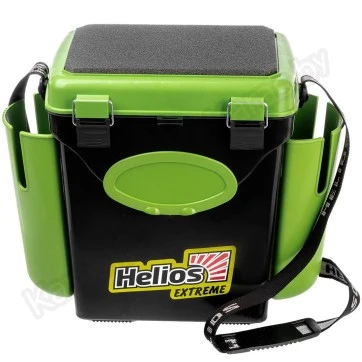 Ящик рыболовный зимний Helios Fishbox (10л) односекционный (салатовый)