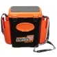 Ящик рыболовный зимний Helios Fishbox (10л) односекционный (оранжевый)