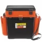 Ящик рыболовный зимний Helios c карманами 19л (оранжевый)